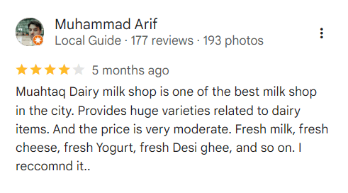 Google Review 1